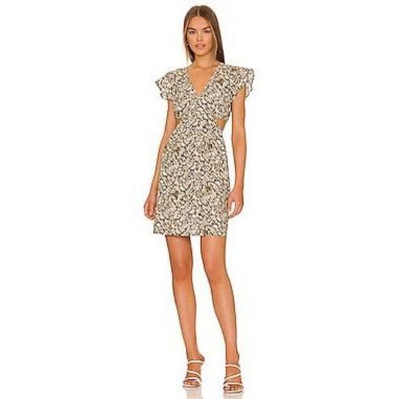 Rails Nyla Cutout Waist Dress Olive Vine Medium NEW - Picture 7 of 14